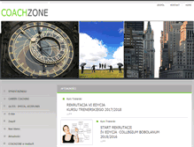 Tablet Screenshot of coachzone.pl